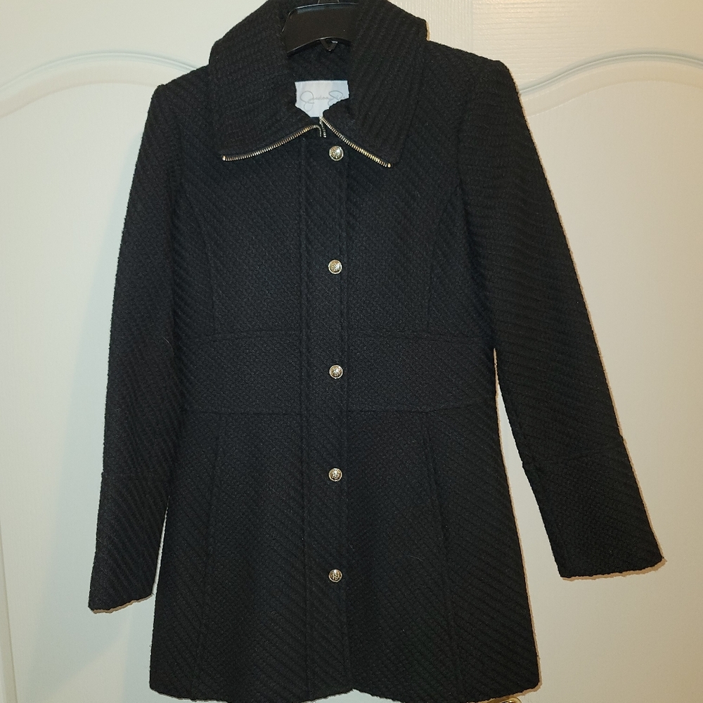 Jessica Simpson Basket Weave Coat